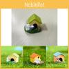 Cute Cartoon Resin Animal House Ornaments Ideal For Succulent Gardens And Diy Projects