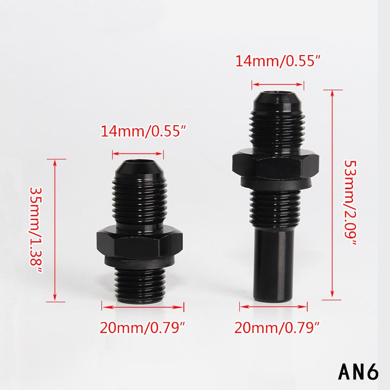 AN8-1/4NPS AN6-1/4NPS Transmission Oil Cooler Adapter Fittings for GM 4L80E 1997-2007