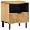 VidaXL Brown Bedside Table 40x33x46 Cm Solid Mango Wood 4017726