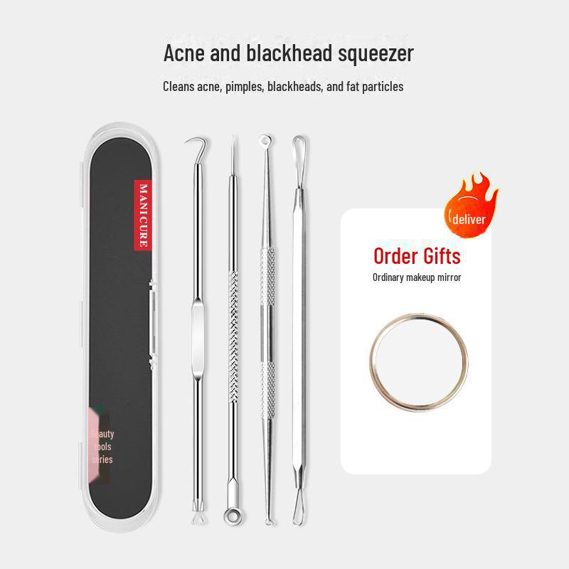Набор ультратонких игл для лечения акне: Набор пинцетов и инструментов для удаления черных точек