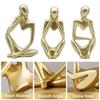 Nordic Home Decoration Abstract Thinker Statue Miniature Resin Sculpture Figurines Home Desktop Decoration Sculpture Ornaments
