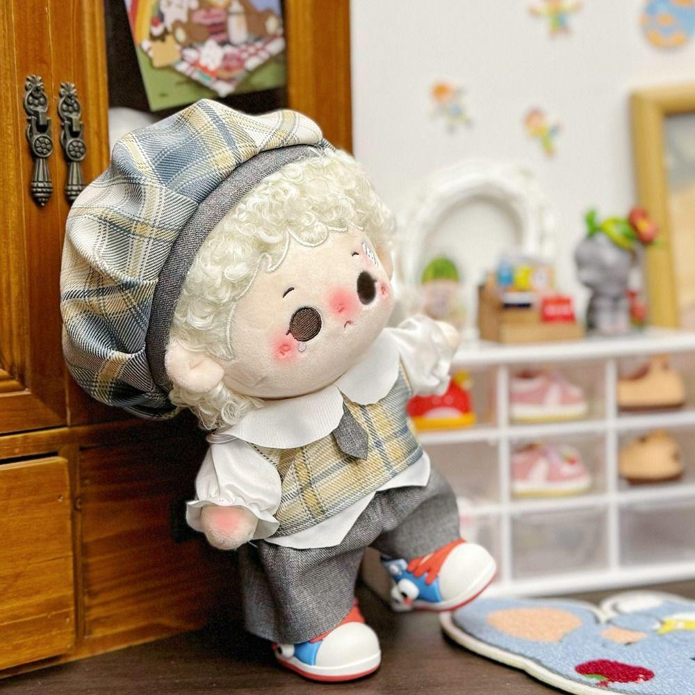 Красивый костюм Хлопковая кукла Наряд Рубашка Брюки Плюшевая кукла Одежда Кукольные аксессуары