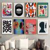 Retro Abstract Canvas Print Vintage Classic Posters Mid Century Wall Art Canvas Painting Living Room Bedroom Home Decoration