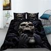 Bedspread Skulll Comforter Cover Youth Duvet Cover Set Soft Bedroom Decor