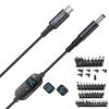 Digital Display Type-C to DC Power Cord 5V/9V/12V/15V/20V Boost Cable  Laptop Camera