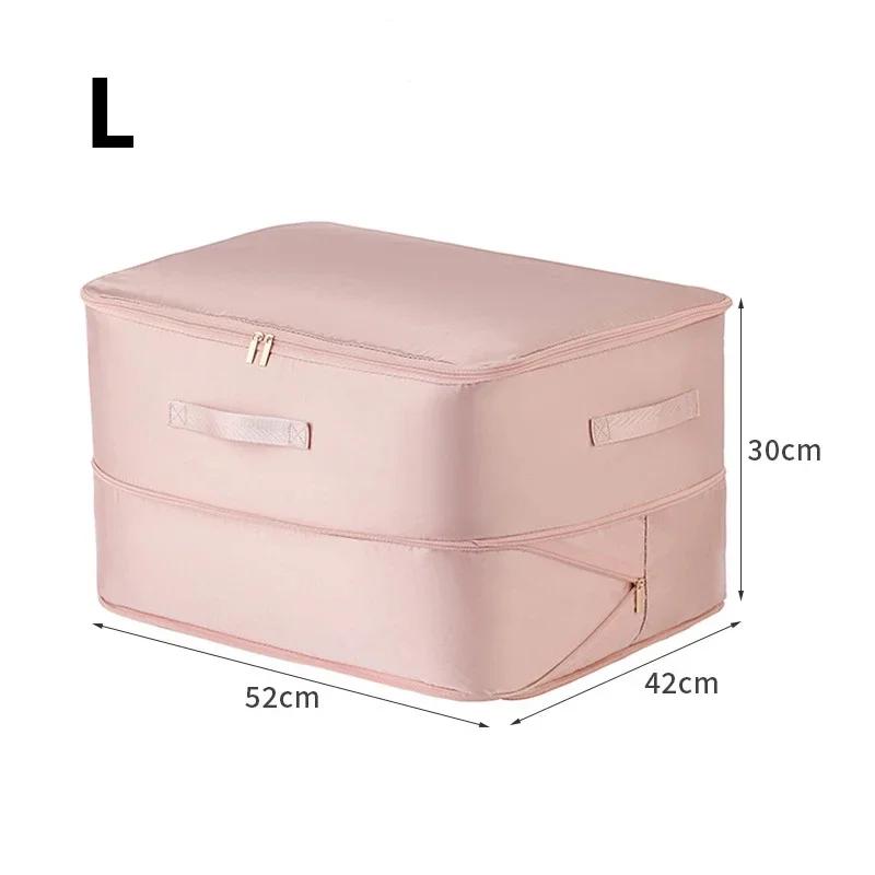 Compression Dustproof Organizer Storage Bag Large Capacity Moisture-proof Clothes Quilt Moving Bag Self Compression Organizer