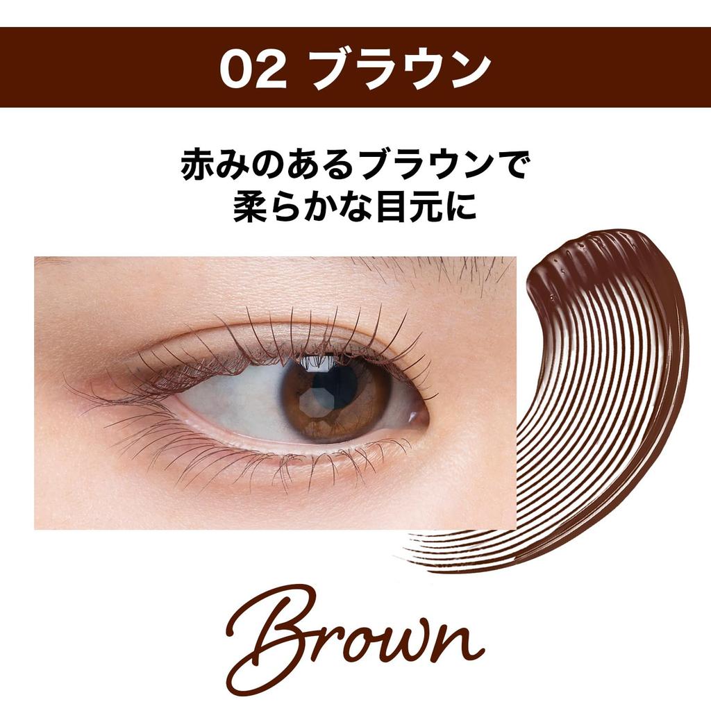 Maybelline MAYBELLINE смывается горячим Lashnista N смывается горячим сохраняет содержит волокна Тушь для ресниц, вода, 02, коричневый, основа, вода, длинные, локоны,