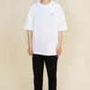 Men's Air Jordan Minimalistic Back Large Logo Printing Casual Round Neck Short Sleeve White Blue T-Shirt DZ4055-103