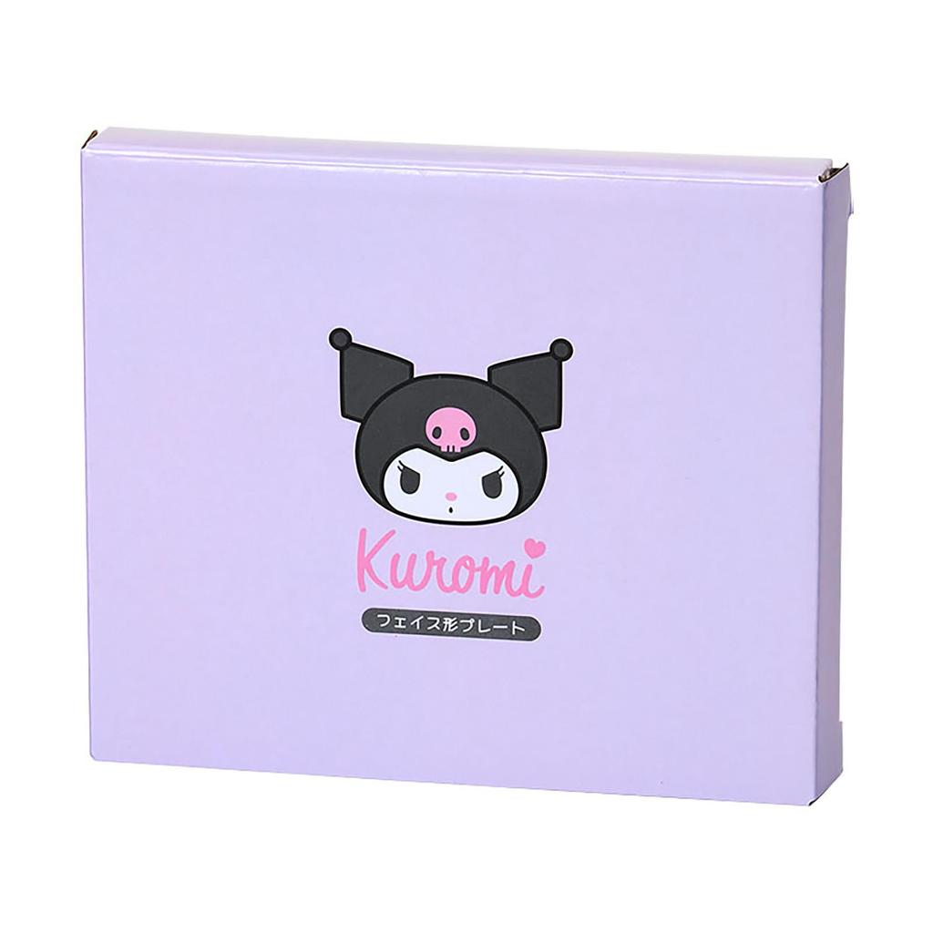 Sanrio Тарелка Kuromi Face and Dryer 142492, Безопасна для микроволновой печи и посудомоечной машины,