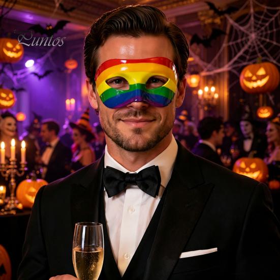 Прочная маска Mardi Gras из твердого пластика для мужчин и женщин, красочная радужная маскарадная маска с перьями, карнавальная, венецианская, для вечеринки, Хэллоуина, косплея