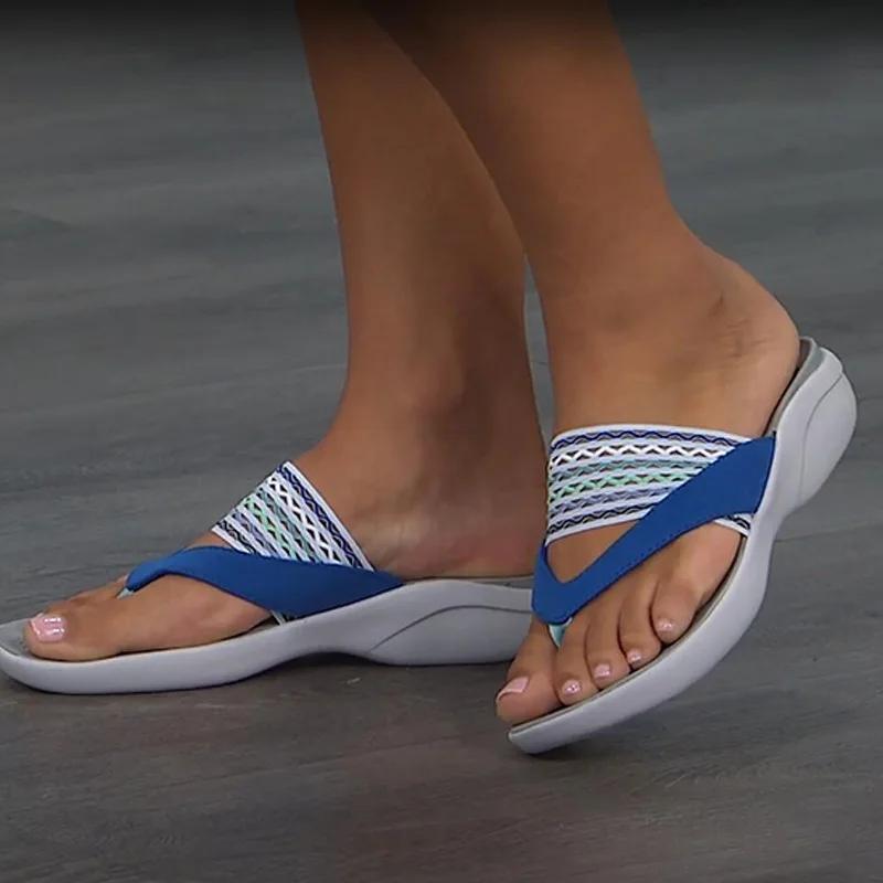 Летние шлепанцы Тапочки Женские туфли на платформе Женские пляжные шлепанцы для улицы Нескользящие сандалии Женские пантуфли