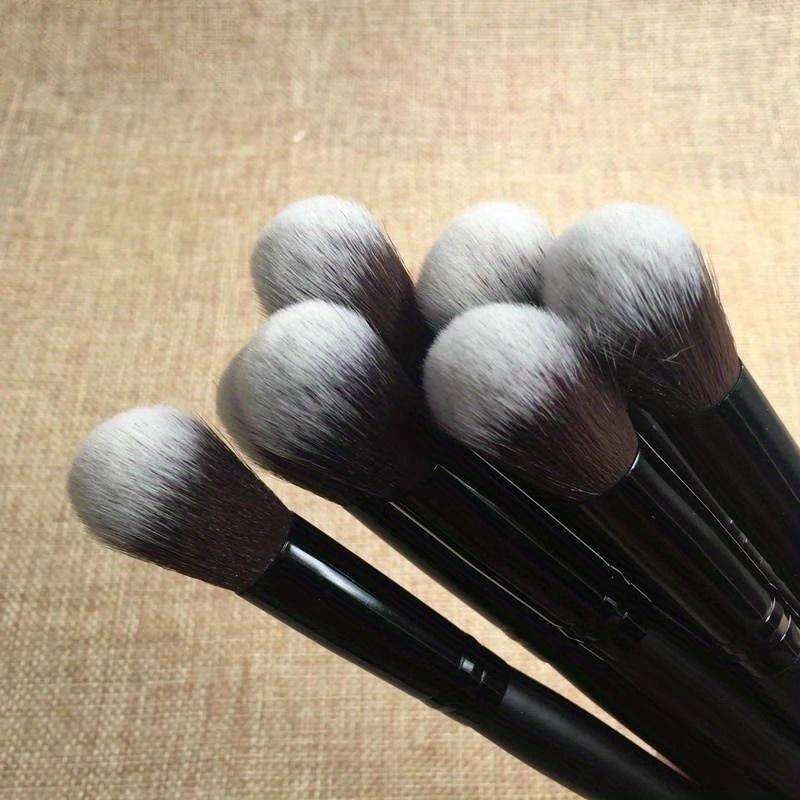 Professional 1 Pcs Black Wooden Handle Beauty Face Brush Foundation Brushes Single Up Brush Tools