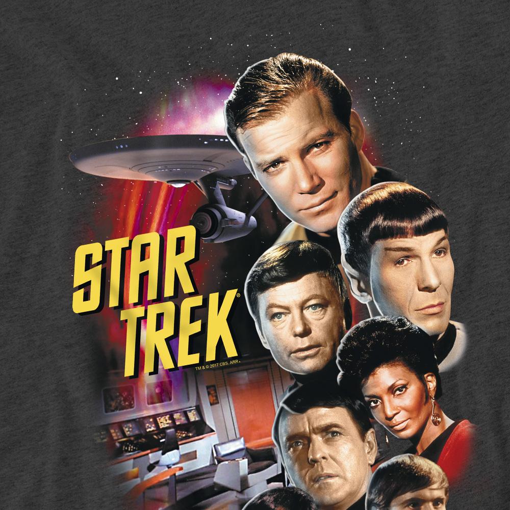 Star Trek Unisex Adult The Classic Crew T-Shirt