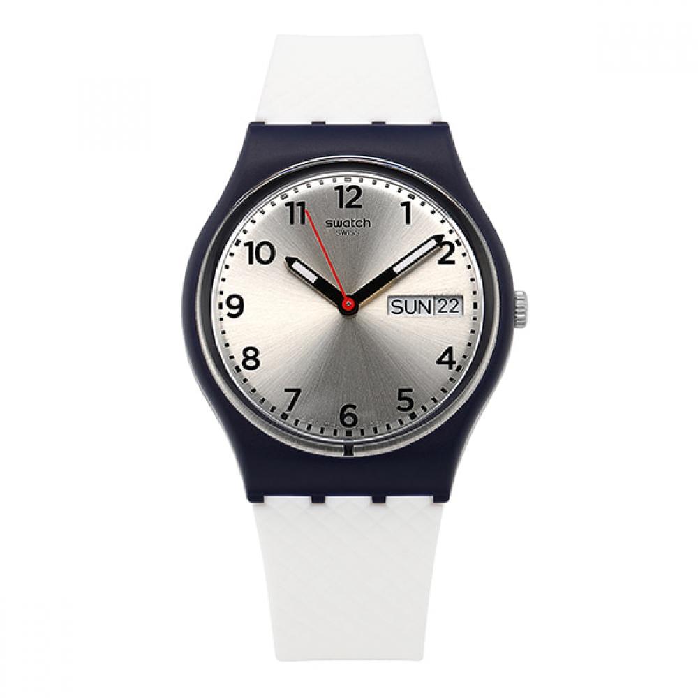 Swatch Gn720 Технический режим Белый восторг Публичные уретановые часы