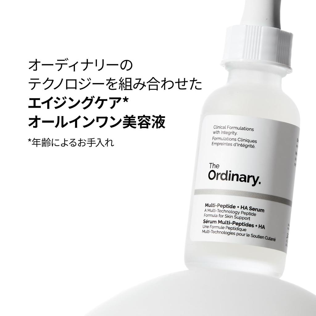 The Ordinary Мультипептидная Гиалуроновая Сыворотка для Лица 30 мл Подлинная Красота Сыворотка Уход За Кожей Сухой Увлажняющий Старение [Премия Bescos] + Кислота (Сыворотка MP+HA)