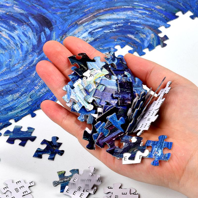 1000-Piece Cute Challenging Educational Jigsaw Puzzle for Adults - Stress Relief Birthday Gift for Her