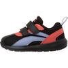 Li Ning Kids Sports Lifestyle Series Velcro Нескользящая износостойкая дышащая повседневная обувь Детская повседневная обувь Черный Синий Оранжевый YKAP148-31
