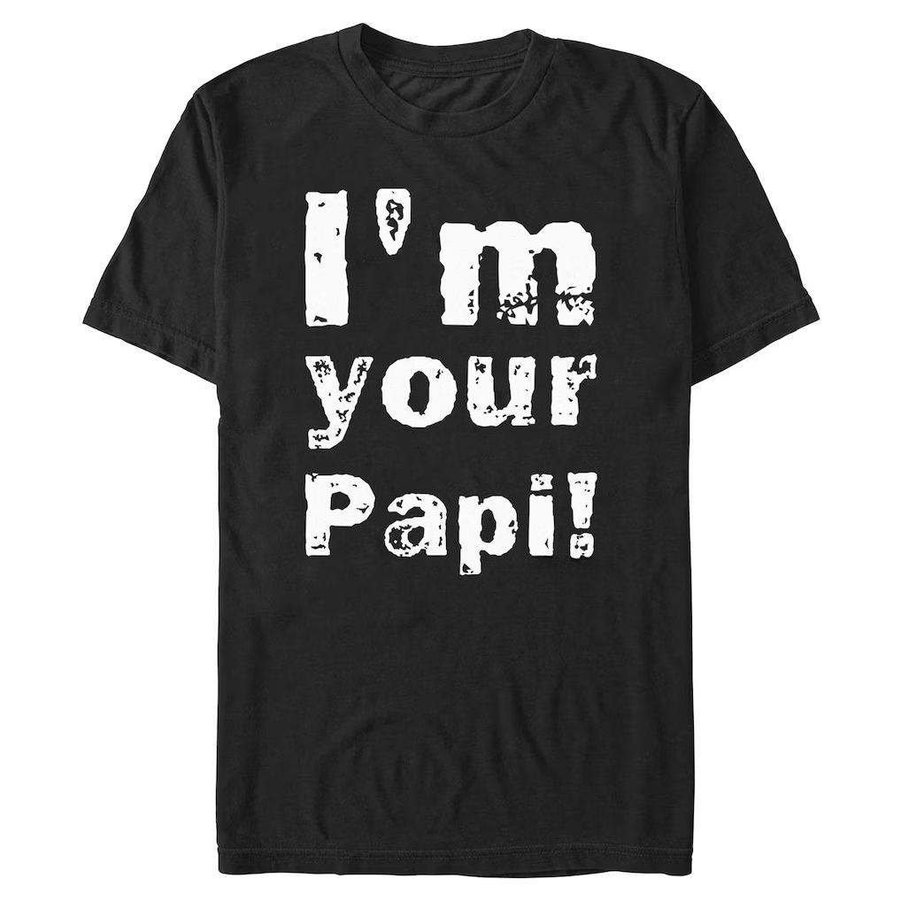 Eddie Guerrero 100cotton Unisexs shirt oversized Im Your Papi graphics shirt summer New Womens Y2k hot sale Oneck retro Tshirt