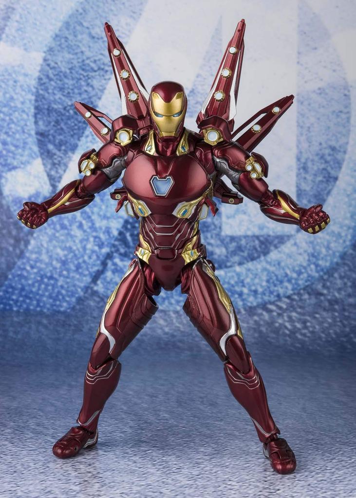 TAMASHII NATIONS Avengers Iron Man Mark 50 Nano Weapon Set 2 155mm Painted Movable Figure S.H.Figuarts (Avengers/End Game) Approx. PVC&ABS&Diecast