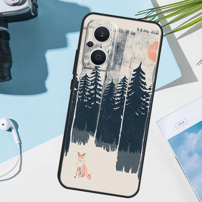 Летняя ночь Чехол для OPPO Reno 12 F 13F 14F 11F 10 11 13 14 Pro 7 8 Lite OPPO Find X9 X5 X6 X8 Pro Чехол