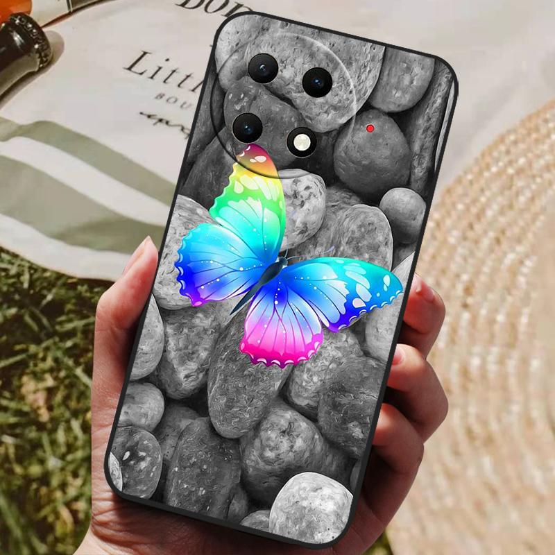 Для чехла Tecno Camon 30S Pro Мягкая силиконовая крышка Черный бампер ТПУ Для чехла Tecno Camon 30 4G / 30S 30 Pro 5G Чехол Funda Чехлы для телефонов