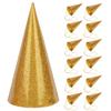 Конусные шляпы на день рождения, забавные детские короны для вечеринок, блестящие шляпы для вечеринок, украшения, принадлежности, золотистые