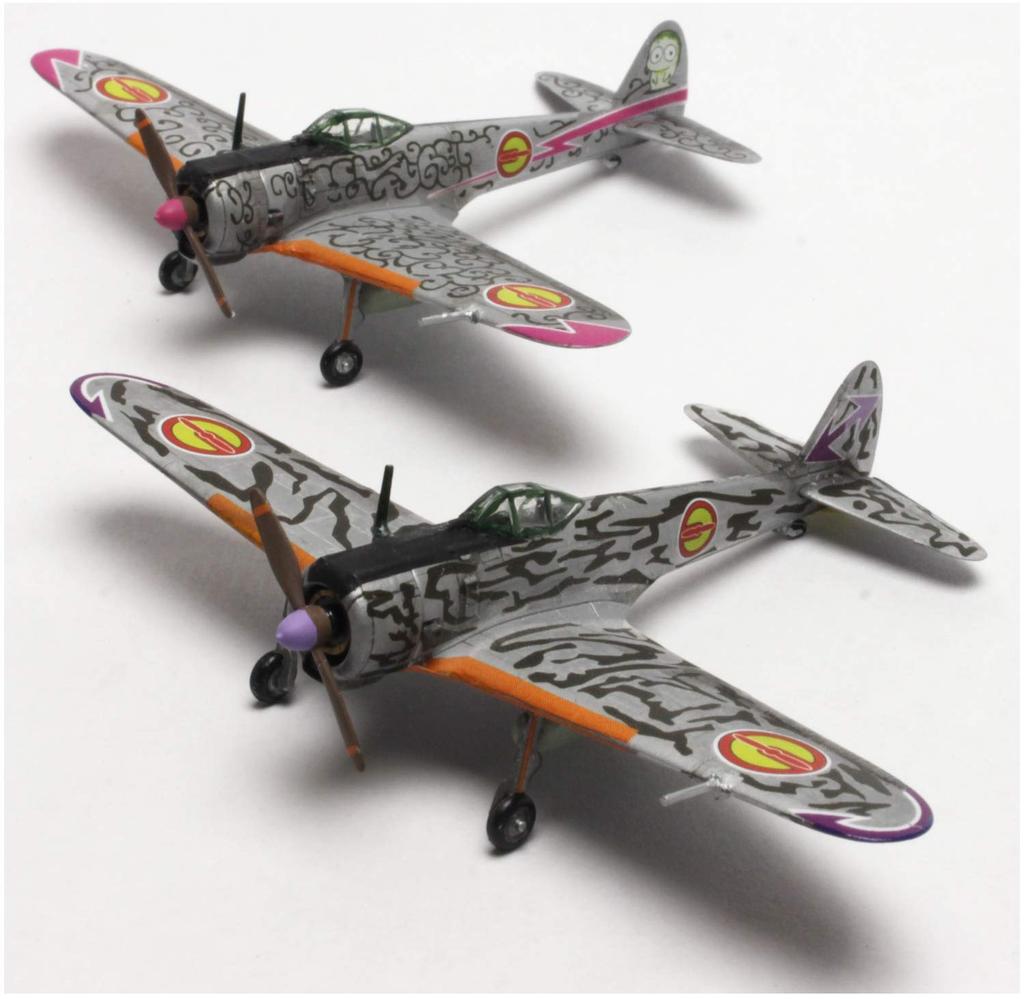 Великолепный эскадрон Котобуки Модели Кейт и Чики Тип Хаябуса Масштабная пластиковая модель Plex/Platz 1/144 KHK144-H2