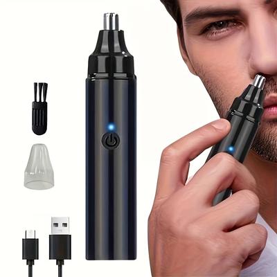 Перезаряжаемый триммер для ушей и носа - USB-электрический триммер для удаления волос в носу для мужчин и женщин - безболезненное устройство для удаления волос на бровях и лице