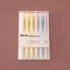 Morandi Color Quick-Dry Ballpoint Pen Set - High-Value Student Neutral Pen In Black