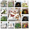 3D Printing Household Bedding Set Bird Theme Bedding Set Queen King Full-size Double Bed Quilt Cover and Pillowcase Soft Microfiber