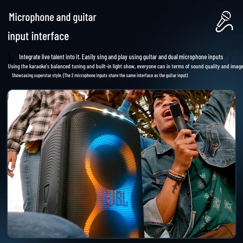 JBL PartyBox 120 Portable Karaoke Speaker with Wireless Mic (CN version)