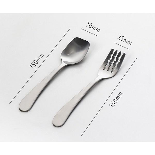 Raonnuri Wellmade Children's Square Spoon, Spoon 4p, 4 Pieces