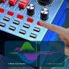 V8K Audio USB внешняя звуковая карта с несколькими портативными микрофонами для трансляции в прямом эфире звуковая карта для мобильного телефона компьютера