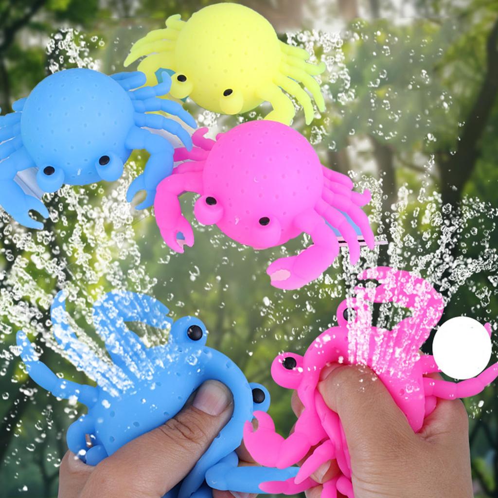 Водопоглощающий Краб Детские Игрушки для Ванны Пляжные Игрушки для Игры в Воду Игрушки для Игры в Воду для Малышей с Весельем Щипания Краба