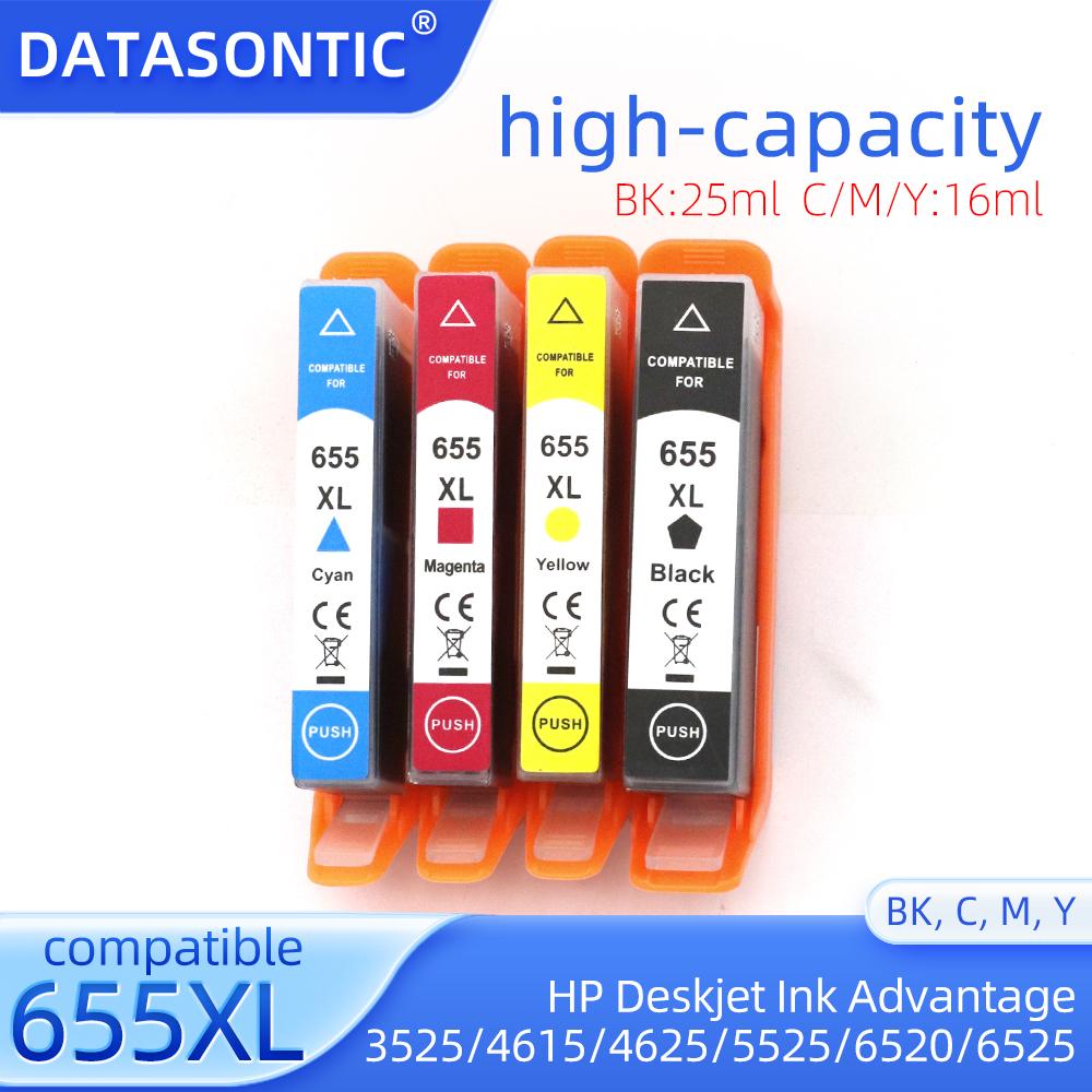Новый картридж 655 655XL, совместимый с картриджем HP Deskjet Ink Advantage 3525 4615 4625 5525 6520 6525