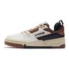 Li Ning 001 Btc низкие кроссовки для скейтбординга мужские белые коричневые AGCS103-5