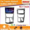 Android Car Radio for Toyota Alphard Vellfire 2008 2015 GPS Navigation Video Multimedia Player Tape Recorder Carplay