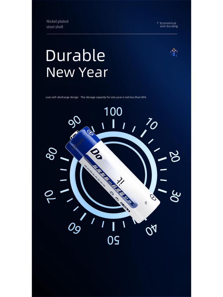 Комплект из 2 аккумуляторных батарей 5-го поколения 1,2 В с интеллектуальной подсветкой, 3300 мАч, для микрофонов