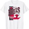 Официальная футболка NBA с изображением игрока Chicago Bulls в полоску