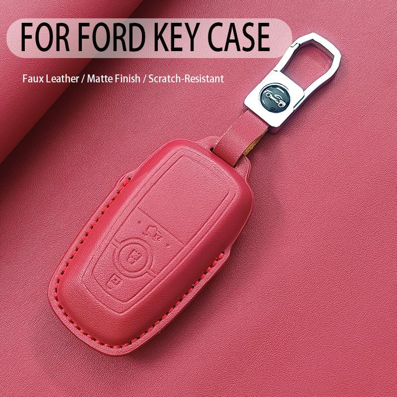 Чехол-брелок для ключа автомобиля Для Ford Focus 3 4 St Mondeo 5 Mk5 Edge Fusion Mustang Explorer F150 F250 F350