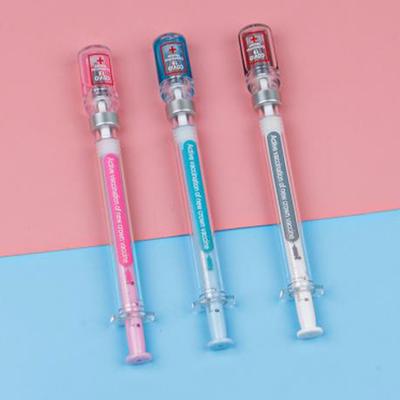 Креативная ручка Signature Water Spray в форме шприца Water Pen Декомпрессионная гелевая ручка-шприц