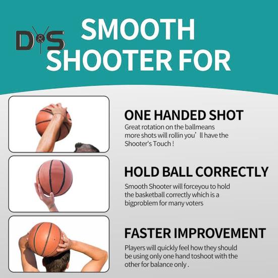 Тренажер для баскетбольного броска Устранение помех от удара рукой Руководство по баскетбольному броску Пособие по отработке броска рукой для детей и взрослых