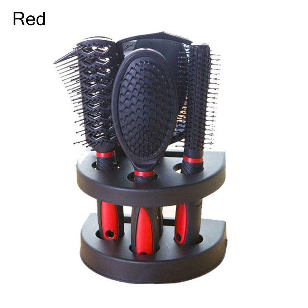 Салонный профессиональный набор расчесок для волос Массажная расческа Зеркало Подставка Держатель Расческа для волос Набор расчесок Зеркало