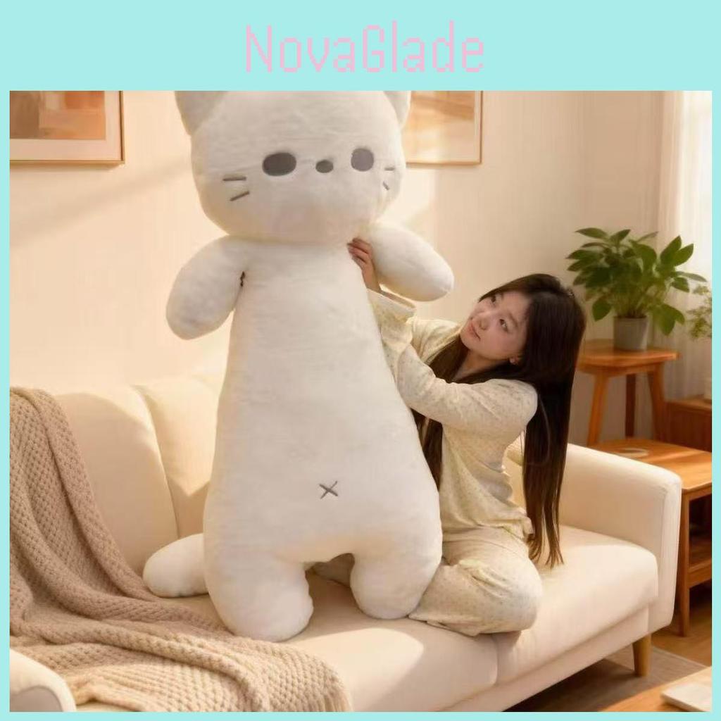 Soft Cat Shaped Cushion Large Sofa Pillow Cute Gift For Kids And Adults