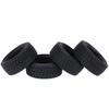 4 Pieces 1Celsius10   Grain Flat Car Rubber Tire, Wear-Resistant Black Racing Tires for     HPI On-Road Inflation Car, High Quality and