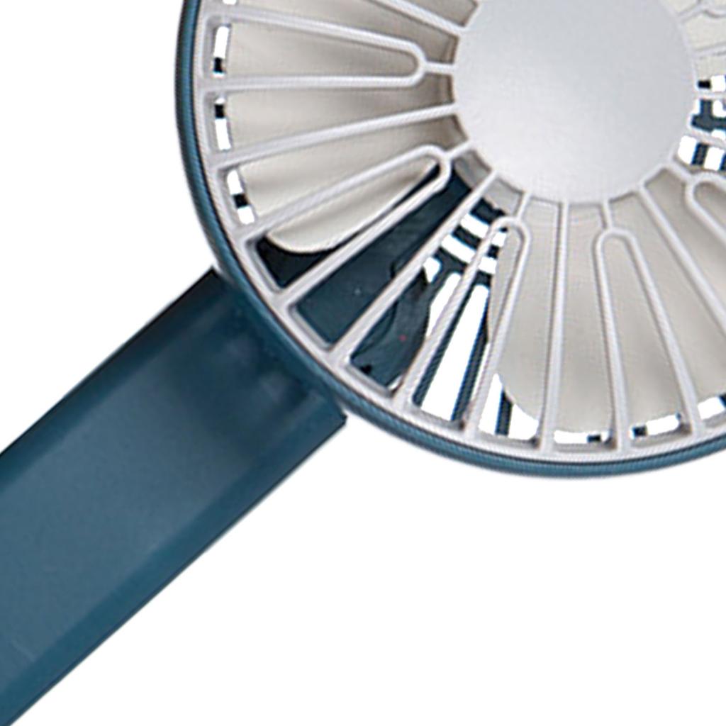 Карманный вентилятор с регулируемой мощностью, ручной складной бесшумный мини-вентилятор с USB-подзарядкой для дома и улицы