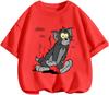 Graphic Cartoon Tom And Jerry Print T Shirt Summer Casual Fashion Youth Boys Girls Daily Outfit