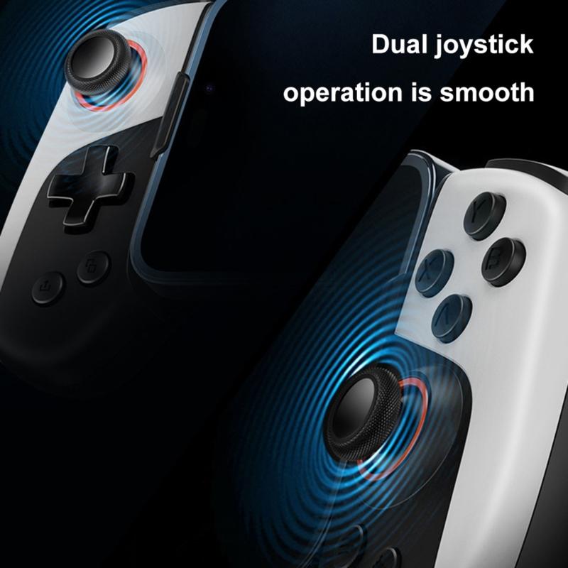 Беспроводной Bluetooth-совместимый геймпад JK02 для телефона ПК с охлаждением, телескопические игровые контроллеры, джойстики с 2 датчиками Холла