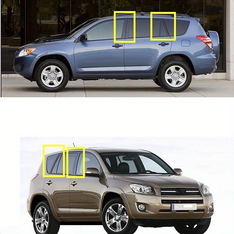 Глянцевый черный накладка на стойку B C для окна двери для Toyota RAV4 XA30 2006 2007 2008-2012 Декоративные наклейки Стайлинг