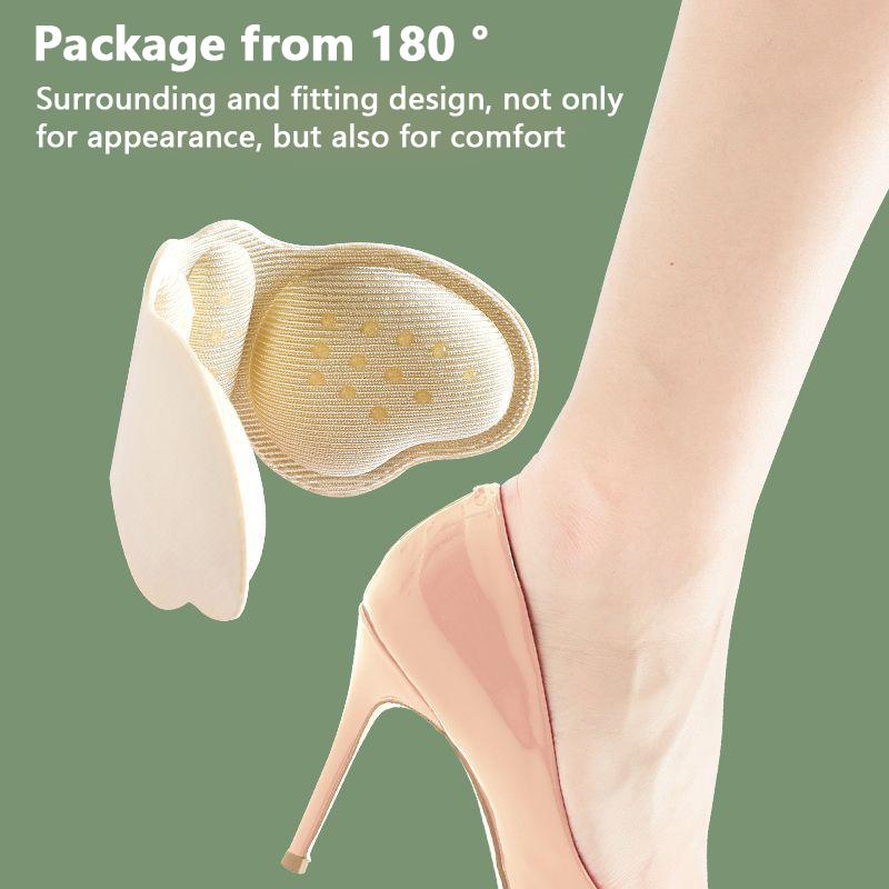 Нашивка на каблуке для высоких каблуков, защищающая от падения и износа стопы, регулирующая смену стельки артефактного половинного размера с большой на маленькую